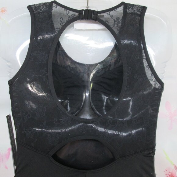 Leotard New Women's LA Large Adult Dance Ballet Jazz Costume Black DanzNMotion - Picture 6 of 6
